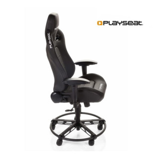 Playseat® Gamer szék - L33T BLACK (állítható magasság, állítható karfa, lábtartó, fekete) PC