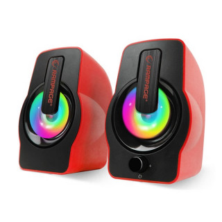 Rampage RMS-G7 Falsetto RGB Speaker Red PC