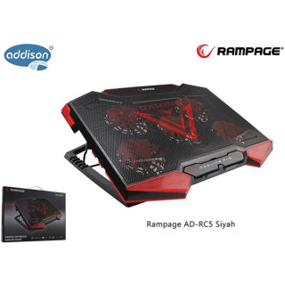 ODDNB-DVDRW Rampage Notebook Hűtőpad 17"-ig - AD-RC5 (fém rács; 5x10cm, USB port) PC