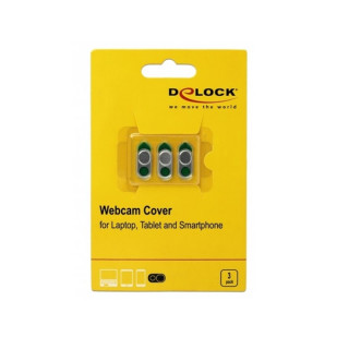 DeLock Webcam Cover for Laptop, Tablet and Smartphone 3 pack Silver PC