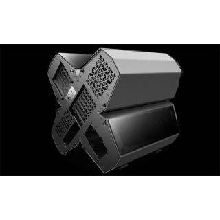 DeepCool Számítógépház - QUADSTELLAR (fekeke, fekete belső, 5x12cm ventilátor, ATX, 2xUSB3.0) PC