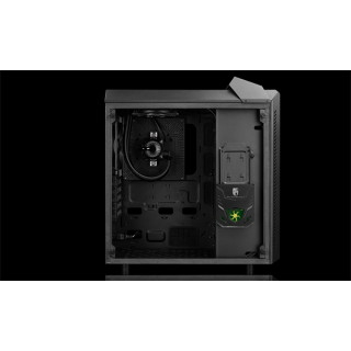 DeepCool Számítógépház - BARONKASE LIQUID (fekete,ablakos,2x12cm ventilátor, ATX, mATX,2xUSB3.0, beépített vízhűtés) PC