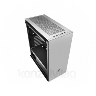 DeepCool Számítógépház - MACUBE 310P WH (fehér, fekete belső, ablakos, 1x12cm ventilátor, ATX, 2xUSB3.0) PC