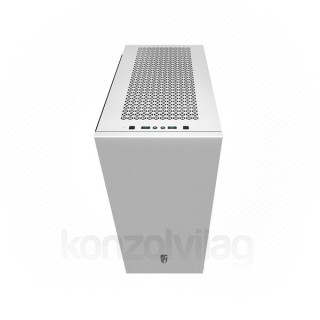 DeepCool Számítógépház - MACUBE 310P WH (fehér, fekete belső, ablakos, 1x12cm ventilátor, ATX, 2xUSB3.0) PC