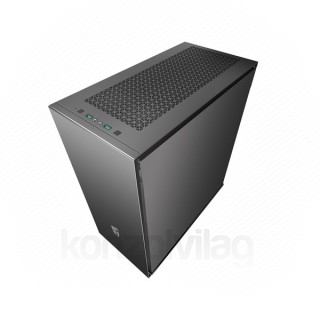 DeepCool Számítógépház - MACUBE 310P BK (fekete, fekete belső, ablakos, 1x12cm ventilátor, ATX, 2xUSB3.0) PC