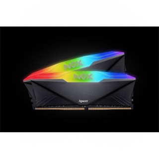 Apacer Memória Desktop Kit - 16GB Kit DDR4 NOX RGB (2x8GB, 3200MHz, CL16, 1.35V, hűtőbordás) PC