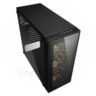 Sharkoon TG4 Blue táp nélküli Mid Tower számítógépház fekete PC