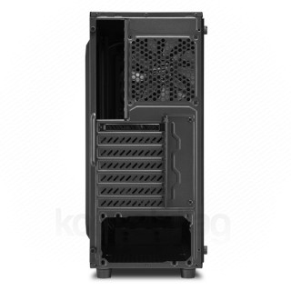 Sharkoon TG4 Blue táp nélküli Mid Tower számítógépház fekete PC