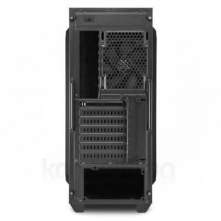 Sharkoon Számítógépház - SGC1 (fekete; alsó táp; ATX,mATX; mITX; 2xUSB3.0; I/O; 2x120mm ventillátor) PC