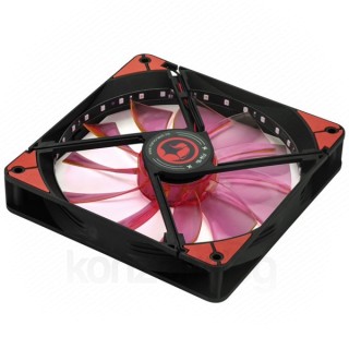 Marvo FN-16 Red LED Backlit 140mm Case Fan PC