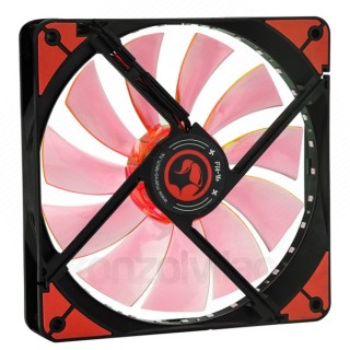 Marvo FN-16 Red LED Backlit 140mm Case Fan PC