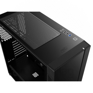 DeepCool Számítógépház - MATREXX 55 V3 ADD-RGB (fekete, ablakos, ATX, mATX, 1xUSB3.0, 2xUSB2.0) PC