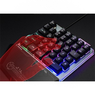 Rampage Billentyűzet - KB-R24 X-MINI (RGB LED világítás) PC