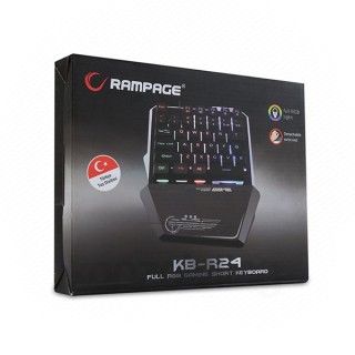 Rampage Billentyűzet - KB-R24 X-MINI (RGB LED világítás) PC