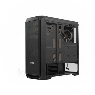 Rampage Számítógépház - METAFOR K700 (fekete; ablakos; ATX; alsó táp; 3x120mm; 1xUSB3.0 + 2xUSB2.0, I/O; porszűrő) PC