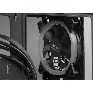 Rampage Számítógépház - METAFOR K700 (fekete; ablakos; ATX; alsó táp; 3x120mm; 1xUSB3.0 + 2xUSB2.0, I/O; porszűrő) PC