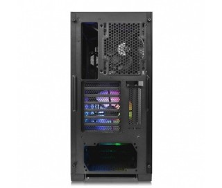 Thermaltake Commander G33 TG ARGB táp nélküli ATX számítógépház fekete PC