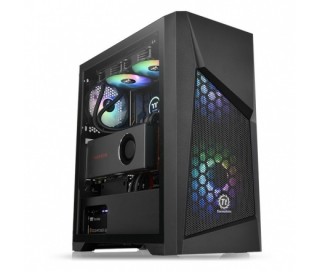 Thermaltake Commander G32 TG ARGB táp nélküli ATX számítógépház fekete PC