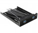 Akasa 2,5" SSD & HDD adapter with two USB3.0 ports Frontpanel thumbnail