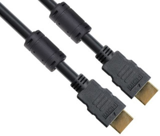 VCOM kábel HDMI (APA-APA)  10m (v1.4 HDMI 19M/M---10m, 3D) fekete PC