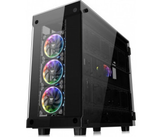 Thermaltake View 91 TG RGB (Edzett üveg) - Fekete PC