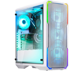 BitFenix Enso Mesh RGB (Edzett Üveg) - Fehér PC