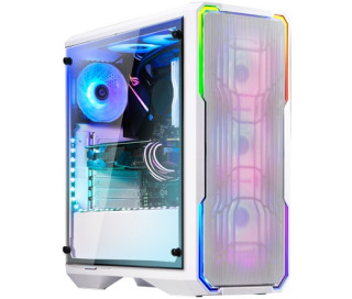 BitFenix Enso Mesh RGB (Edzett Üveg) - Fehér PC