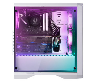 BitFenix Enso Mesh RGB (Edzett Üveg) - Fehér PC