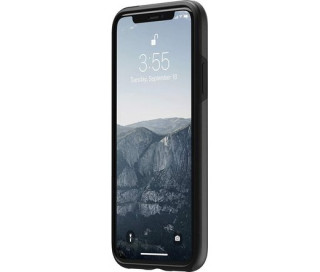 MOBIL-CASE Nomad Carbon telefontok 15,5 cm (6.1") Bőrtok Fekete Mobil