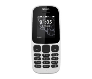 TEL NOKIA 105 (2017) DS Fehér Mobil