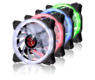 Raijintek IRIS Rainbow RGB PWM 120mm (2db+vezérlő) PC