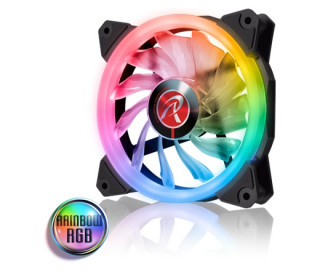 Raijintek IRIS Rainbow RGB PWM 120mm (2db+vezérlő) PC