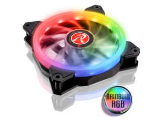 Raijintek IRIS Rainbow RGB PWM 120mm (2db+vezérlő) PC