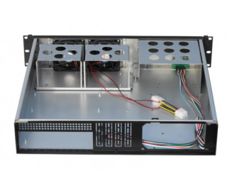 Gembird 19" Rack-mount chassis (2U) Black PC