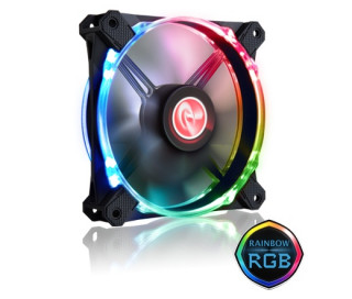 Raijintek Macula 12 RGB 120mm - Fekete (2-pack) PC