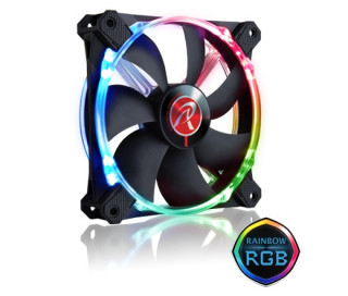 Raijintek Macula 12 RGB 120mm - Fekete (2-pack) PC