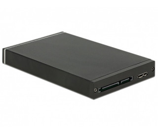 DeLock 2,5" SATA HDD/SSD USB 3,0 Külső ház Black PC