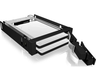 HDD-RACK Raidsonic Icy Box 2 x 2.5" Mobil Rack SATA3 - Fekete PC