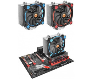 Thermaltake Riing Silent 12 (Universal) - Piros PC