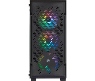 Corsair gépház iCUE 220T RGB Airflow Mid Tower ATX Smart Case, TG, Fekete PC