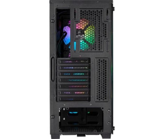 Corsair gépház iCUE 220T RGB Airflow Mid Tower ATX Smart Case, TG, Fekete PC