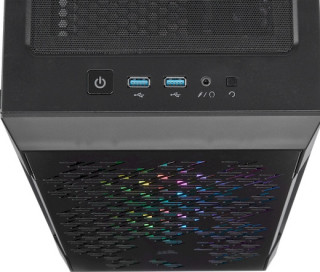 Corsair gépház iCUE 220T RGB Airflow Mid Tower ATX Smart Case, TG, Fekete PC