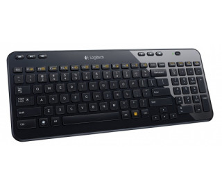 Logitech K360 wireless billentyűzet Black US PC