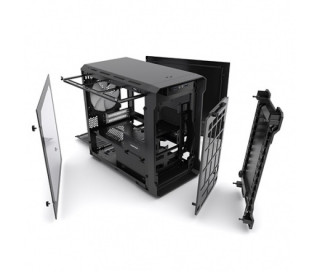 Phanteks Enthoo Evolv ITX (Edzett üveg) - Fekete/Piros PC