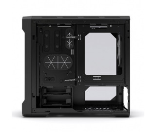 Phanteks Enthoo Evolv ITX (Edzett üveg) - Fekete/Piros PC