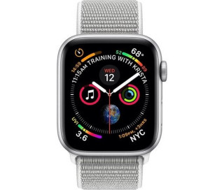 Apple Watch 4 44mm ezüst kagylófehér sportpánttal Mobil