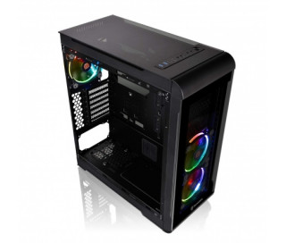 HÁZ Thermaltake View 32 Tempered Glass RGB Edition táp nélküli ATX számítógépház fekete PC