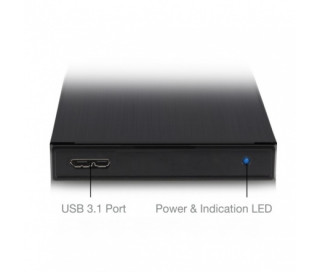 Ewent EW7032 2,5" USB3.1 SATA HDD/SSD Enclosure Black PC