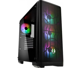 BitFenix Nova Mesh TG 4ARGB Asztali Fekete PC