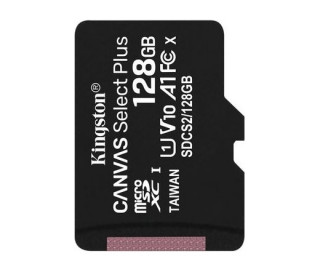 Kingston 128GB microSDXC Canvas Select Plus 100R A1 C10 Card adapter nélkül PC